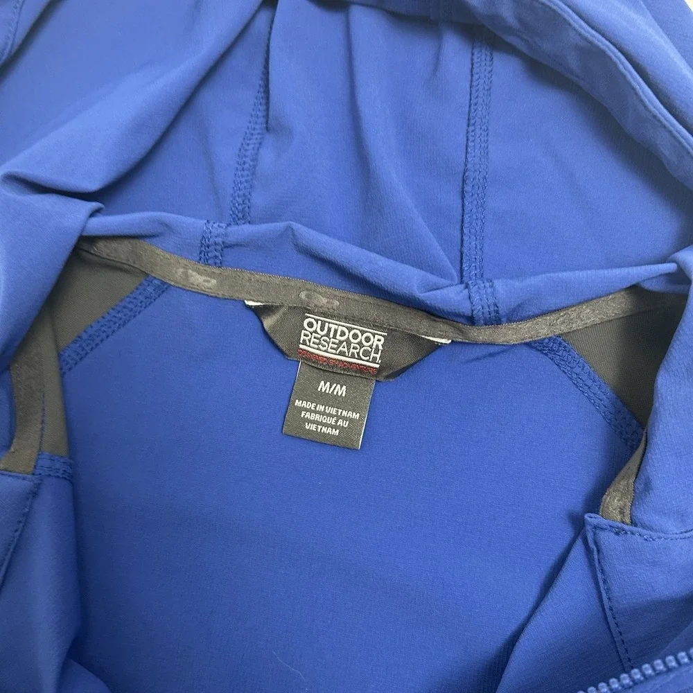 Outdoor Research Men's Ferrosi Hooded Softshell Jacket M Lightweight Blue 269171